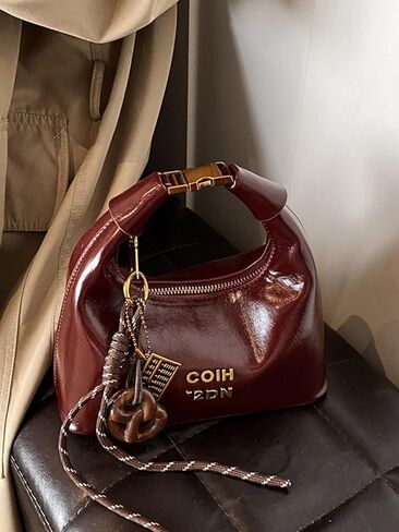 Floerns Women's Y2k Leather Handbag Top Handle Small Clutch Purse Crossbody Bag in Saudi Arabia