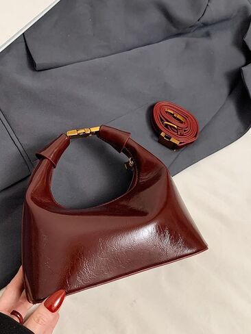 Floerns Women's Y2k Leather Handbag Top Handle Small Clutch Purse Crossbody Bag in Saudi Arabia