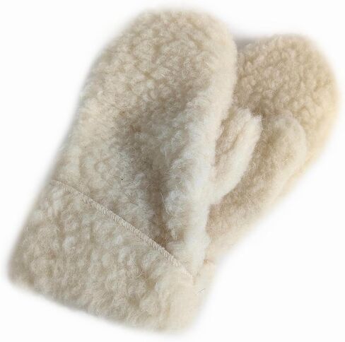Frost 100% Wool Winter Mittens, All Natural, Made in Poland in Saudi Arabia