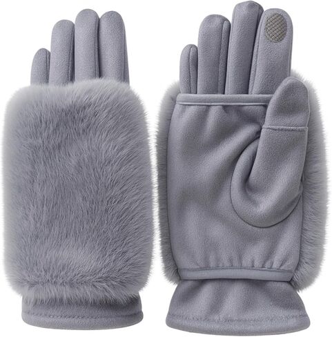 Touchscreen Winter Gloves for Women: Thermal Warm Windproof Gloves for Driving, Commuting & Outdoor Cold Weather in Saudi Arabia