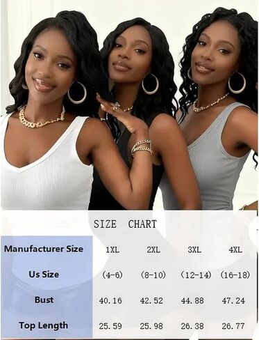 3-Pack V-Neck Plus Size Sleeveless Tank Tops, Solid Color Versatile Fashionable Layering Tops for Casual Wear in Saudi Arabia