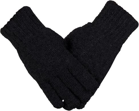1 Pair Winter Gloves for Women Cold Weather Womens Gloves Warm Knit Gloves with Thermal Fleece Lined for Christmas in Saudi Arabia