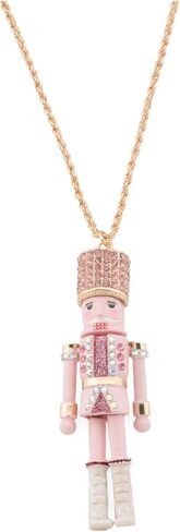 Betsey Johnson Christmas Winter Nutcracker Pendant Necklace in Saudi Arabia