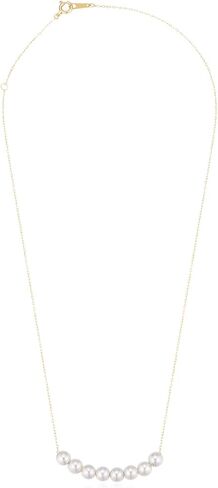 KOKO PEARL JEWELRY] قلادة قلادة لؤلؤ أكويا يابانية الصنع للنساء، لؤلؤ حقيقي مع ذهب صلب عيار 10 قيراط، قلادة سلسلة ذات طبقات، أنماط متعددة، هدية مجوهرات يومية مثالية nc5type in Kuwait