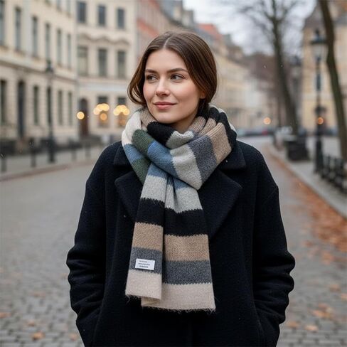 Women's Warm Winter Scarf Soft Long Shawl Wraps Large Thick Blanket Scarves for Cold Weather in Saudi Arabia