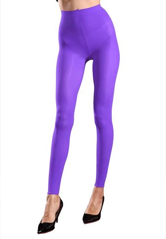 LUCKELF 10+ Colors Womens Footless Tights Ultra Soft Stretchy Pantyhose High Waist Stocking in Saudi Arabia