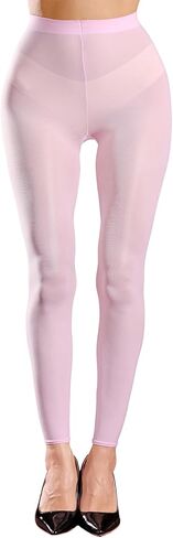 LUCKELF 10+ Colors Womens Footless Tights Ultra Soft Stretchy Pantyhose High Waist Stocking in Saudi Arabia