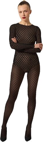 Wolford Velvet Net Illusion Tights For Women in Saudi Arabia