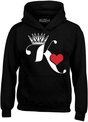 shop4ever King of Hearts Hoodie Sweatshirts in Saudi Arabia