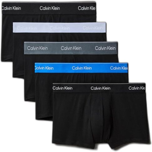 مجموعة من 5 قطع من القطن القابل للتمدد من Calvin Klein للرجال ذات ارتفاع منخفض in Saudi Arabia