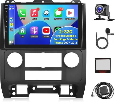 Leadfan Car Radio for Ford F150 2009 2010 2011 2012,F150 CarPlay and Android Auto 9 Inch Stereo with Blutooth GPS Navigation WiFi Backup Camera+CanBus in Saudi Arabia