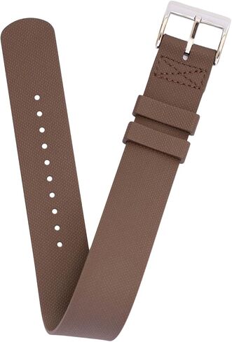 Fluoro Rubber Band Hook And Loop Canvas Texture Straps For Tudor Watches, Durable Single Pass One-Piece Replacement Watch Band Strap For Men & Women in Saudi Arabia