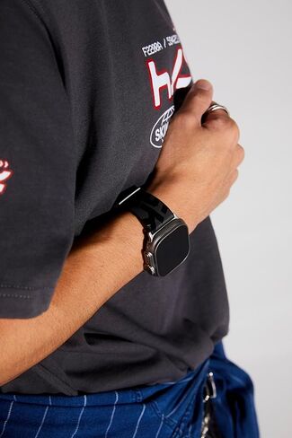 حزام ساعة سكينرما سبونك لساعة أبل 49 | 45 | 44 | 42 ملم، حزام ساعة متين وخفيف الوزن in Kuwait