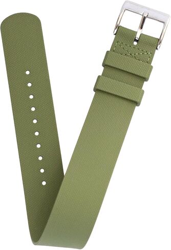 Fluoro Rubber Band Hook And Loop Canvas Texture Straps For Tudor Watches, Durable Single Pass One-Piece Replacement Watch Band Strap For Men & Women in Saudi Arabia