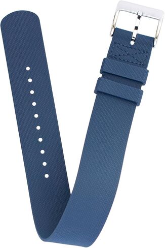 Fluoro Rubber Band Hook And Loop Canvas Texture Straps For Tudor Watches, Durable Single Pass One-Piece Replacement Watch Band Strap For Men & Women in Saudi Arabia