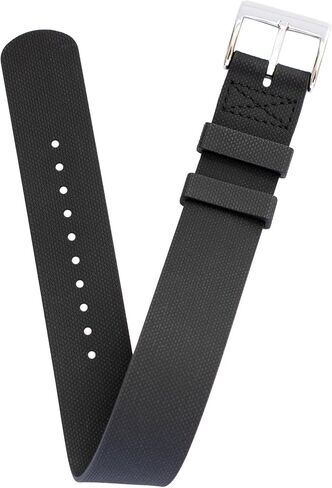 Fluoro Rubber Band Hook And Loop Canvas Texture Straps For Tudor Watches, Durable Single Pass One-Piece Replacement Watch Band Strap For Men & Women in Saudi Arabia