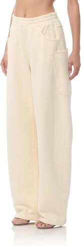 AFRM Womens Ryan Oversized Barrel Leg Jogger Sweatpants with Pockets in Saudi Arabia