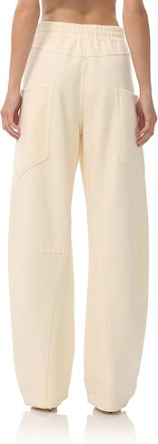 AFRM Womens Ryan Oversized Barrel Leg Jogger Sweatpants with Pockets in Saudi Arabia