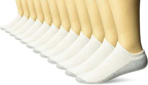 Fruit of the Loom Men's Dual Defense No Show Socks (12 Pack) in Saudi Arabia