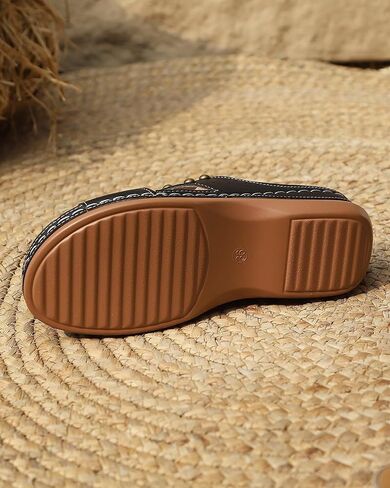 Ladies' Summer Thick Sole Slide Sandals, Cozy Wedge Beach Footwear, Slip Flip-Flops in Saudi Arabia