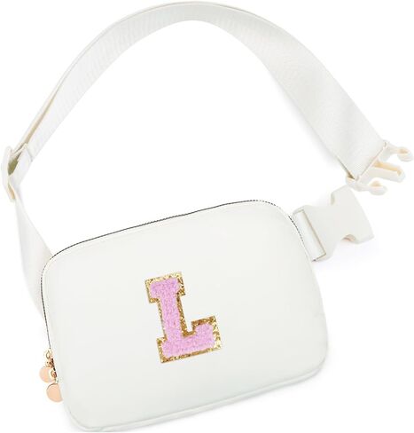 هدايا عيد ميلاد للفتيات 4 5 6 7 8 9 10 11 12 13 عامًا، هدايا للمراهقين والأطفال ابنة أختها، حقيبة كروس بسحاب في اتجاهين، حقيبة حزام فاني، حقيبة حزام لطيفة - كريم، A in Kuwait