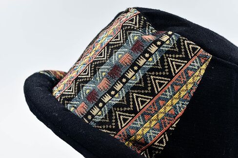 Roll Brim Bucket Hat for Men and Women | Handmade Boho Hat | Lightweight Bowler Style Hat | Cotton Boho Hat | Ideal Gift for Fashion Enthusiasts and Outdoor Lovers Alike in Saudi Arabia