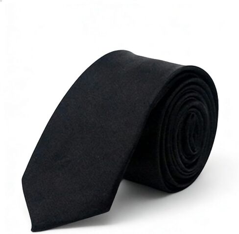 Two Inch Skinny Necktie Slim Solid Color Mens Tie for Business Wedding Office Formal Attire Gift in Saudi Arabia