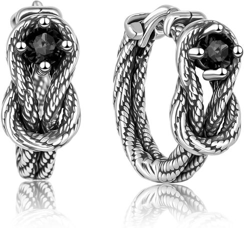 Clowich Viking Animals Snakes Huggie Hoop Earrings for Men and Women， Stainless Steel Hypoallergenic Lightweight Stud Earrings Mens Women Unisex Punk Rock Jewelry Gift in Saudi Arabia