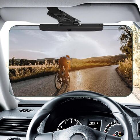 موسع Sun Visor للسيارات ， موسع شمس الشمس المستقطب القابل للتعديل ， استقطاب شمس السيارة ， تمديد قيادة آمن للوهج/الأشعة فوق البنفسجية ， مقطع ، عالمي (عالمي ، ل) in Saudi Arabia
