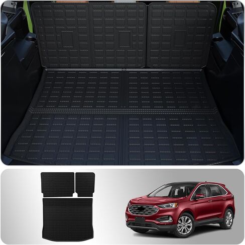 Cargo Mat Compatible with 2025 Chevrolet Equinox NO EV 2025 GMC Terrain Trunk Mat Trunk Liner Cargo Liner Back Seat Cover Protector Chevy Equinox Accessories (Backrest Mats+Trunk Mat) in Kuwait