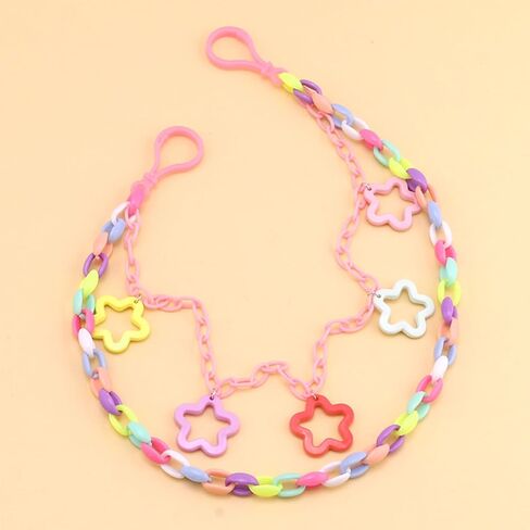 Y2K Star Pants Chain for Men Jean Chains for Women Pocket Chain for Pants Biker Hip Punk Chains Y2K Jewelry for Women Accessory Colorful Trendy Fashion for Music Festival Concert Cosplay in Saudi Arabia