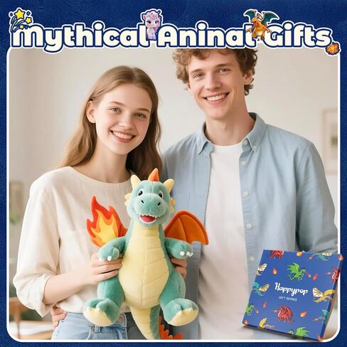 HAPPYPOP Dragon Gifts for Women, Men - Funny Dragon Socks Ideas, Animal Gifts for Adults, Teens in Saudi Arabia