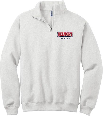 Sorority Letters Shop Belmont University Bruins Quarter Zip Cadet Collar Sweatshirt in Saudi Arabia