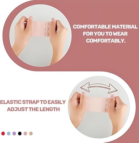 12 Bra Extenders for Women, 2-Hook 3-Row Stretchable Clasps for Comfort & Adjustability in Saudi Arabia