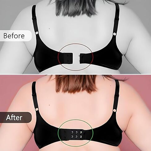 12 Bra Extenders for Women, 2-Hook 3-Row Stretchable Clasps for Comfort & Adjustability in Saudi Arabia