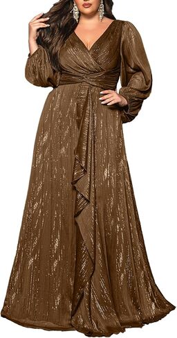 فستان وصيفة العروس مقاس كبير بأكمام فانوس لحفلات الزفاف، فستان رسمي للنساء لحفلات الكوكتيل، فستان وصيفة العروس in Kuwait