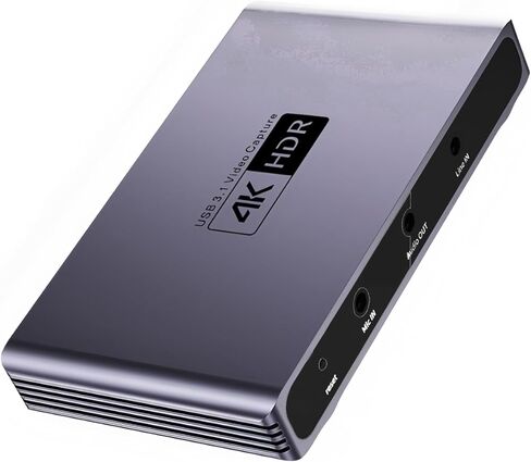 Capture Card for Streaming, 4K HDMI Video Capture Card, Gaming Capture Card with Microphone, Full HD 1080P 60FPS USB Capture Card, USB 3.0 HDMI Video Capture Device in Saudi Arabia