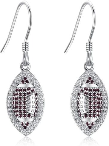 أقراط الفطر 925 Sterling Silver Moon Phase Mushroom Dangle Jewelry for Women in Kuwait
