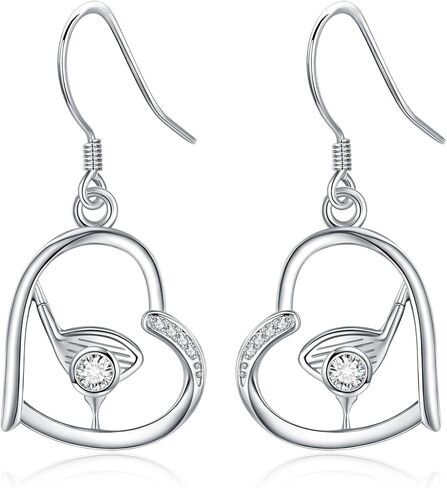 أقراط الفطر 925 Sterling Silver Moon Phase Mushroom Dangle Jewelry for Women in Kuwait
