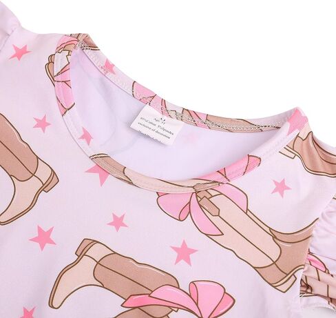 Toddler Girl Dress Casual Chicken Print Ruffle Outfit Dress Summer Clothes 2-8Y in Saudi Arabia