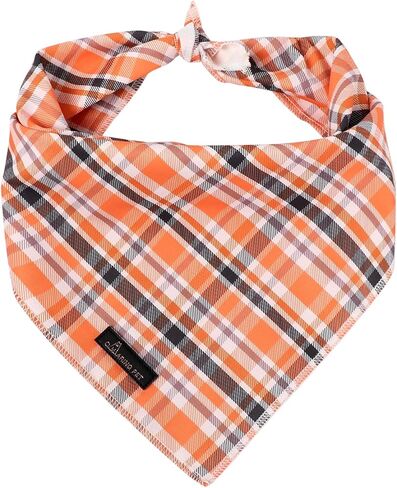 Aring Pet St Patrick's Dog Bandana 2 Pack-Cute Green & Pink Clovers Bandanas ، Trivong Dogs Triangle Trifoil Pet وشاح للكلاب والقطط in Kuwait