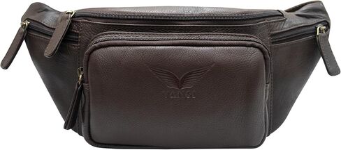 VANSI Genuine Leather Fanny Pack for Men and Women, Shoulder Crossbody Bag, Waist Pack, Travel Bag Money Passport Holder, Quick Access, EDC, hiking (TAN) in Saudi Arabia