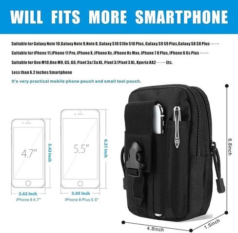 Tactical Waist Bag For Mobile Phone Men's Outdoor Sports Wrist Arm Bag Key Tool Chest Bag in Saudi Arabia