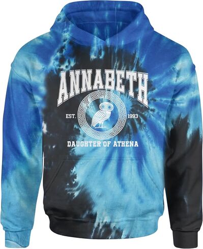 Annabeth Daughter of Athena Owl Wisdom Youth-Sized Hoodie, Soft Fleece, Graphic Design in Saudi Arabia