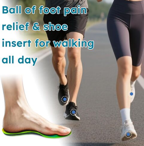 Arch Relief Length Insoles – Firm Arch Support for Flat Feet, Plantar Fasciitis & Over-Pronation, Cushioned Heel Cup, Men/Women(Mens 7-9 | Womens 9-11 (10.80 Inch) in Saudi Arabia