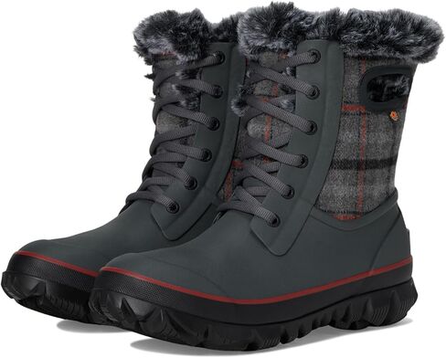 BOGS Arcata Cozy Plaid رمادي غامق متعدد 6 B (M) in Kuwait