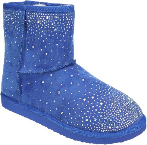 Masseys Women's Vail Faux Suede Rhinestone Studded Cozy Boot in Saudi Arabia