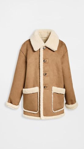 DUNST Women's Reversible Shearling Jacket in Saudi Arabia