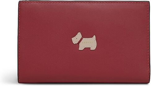 محفظة RADLEY London Heritage Protect للنساء من الجلد متوسطة الحجم ثنائية الطي، كارمين in Saudi Arabia