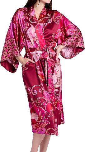 Natori womens Deco Robe Length: 48" in Saudi Arabia
